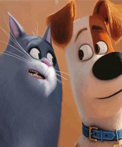 The Secret Life Of Pets Dog And Cat Characters Paint By Numbers