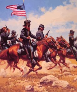 The US Cavalry Battle Paint By Numbers