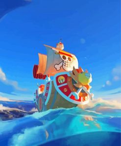 Thousand Sunny One Piece Paint By Numbers