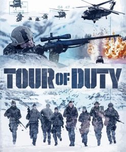 Tour Of Duty Poster Paint By Numbers