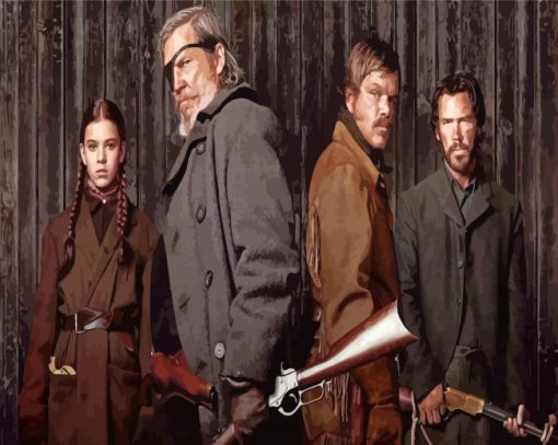 True Grit Drama Film Paint By Numbers