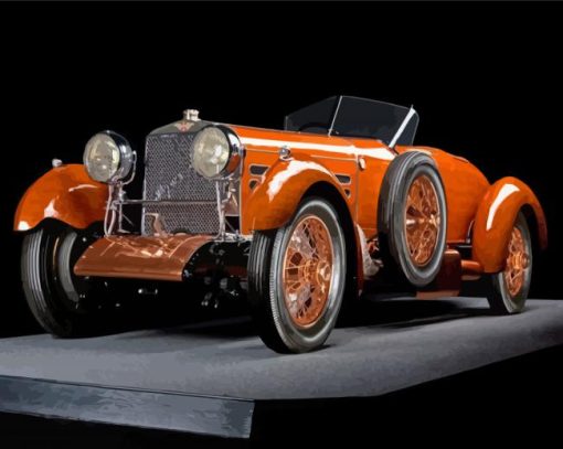 Tulipwood Hispano Suiza Car Paint By Numbers