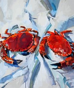 Two Crabs Art Paint By Numbers