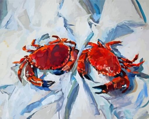 Two Crabs Art Paint By Numbers