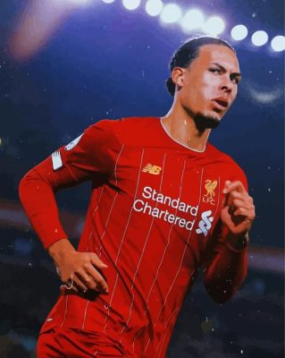 Virgil Van Dijk Paint By Numbers