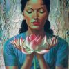 Water Lily Tretchikoff Paint By Numbers