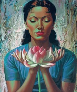 Water Lily Tretchikoff Paint By Numbers