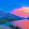 Waterton Lake At Sunset Paint By Numbers