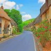 West Lulworth Village Paint By Numbers