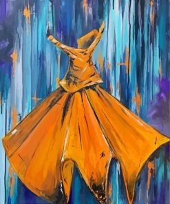 Whirling Dervish Art Paint By Numbers