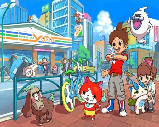 Yokai Watch Paint By Numbers