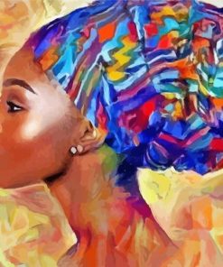 Abstract African Woman Paint By Numbers