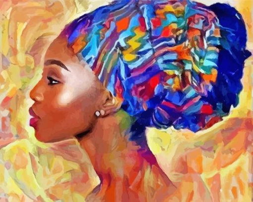 Abstract African Woman Paint By Numbers