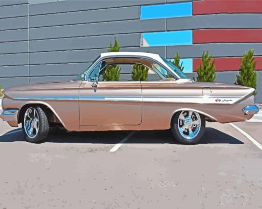 Aesthetic 1961 Chevrolet Impala Paint By Numbers