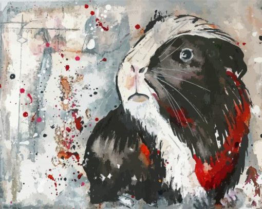 Aesthetic Abstract Guinea Pig Paint By Numbers