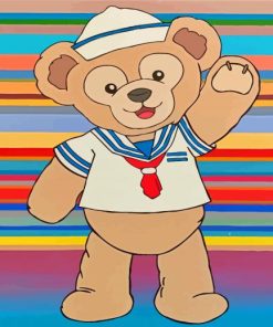 Aesthetic Duffy The Disney Bear Paint By Numbers