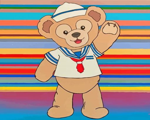 Aesthetic Duffy The Disney Bear Paint By Numbers