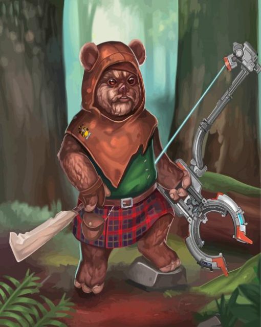 Aesthetic Ewok Paint By Numbers