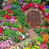 Aesthetic Floral Garden Gates Paint By Numbers