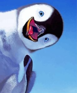 Aesthetic Happy Feet Penguin Paint By Numbers