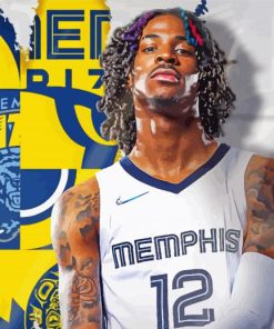 Aesthetic Ja Morant Paint By Numbers