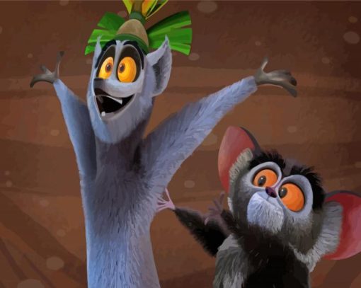 Aesthetic King Julien Paint By Numbers