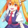 Aesthetic Miss Kobayashi's Dragon Maid Paint By Numbers