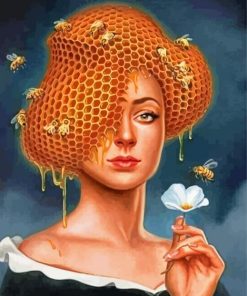 Aesthetic Queen Bee Woman Paint By Numbers