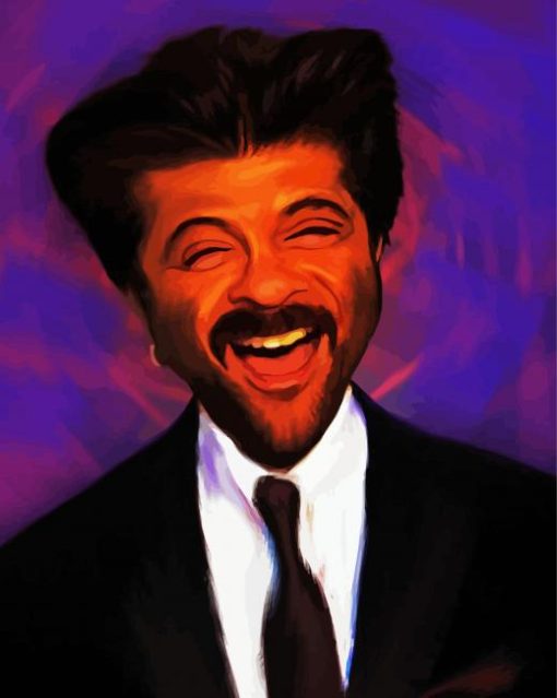 Anil Kapoor Caricature Art Paint By Numbers