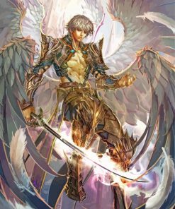 Anime Male Angel Paint By Numbers