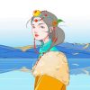 Anime Tibetan Girl Paint By Numbers