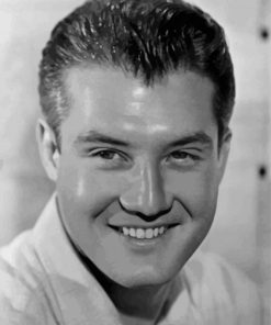 Black And White George Reeves Paint By Numbers