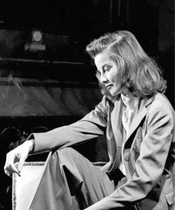 Black And White Katharine Hepburn Paint By Numbers