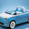 Fiat 500 Blue Car Paint By Numbers