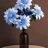 Blue Dahlia Vase Paint By Numbers