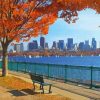 Boston In Autumn Paint By Numbers