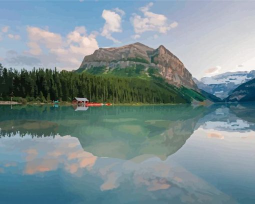 Canada Lake Louise Paint By Numbers