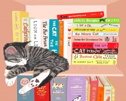 Cat Library Paint By Numbers