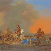 Cavalry Attack at Sunset By Jan Asselyn Paint By Numbers