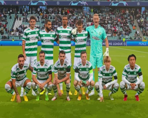 Celtic Team Paint By Numbers