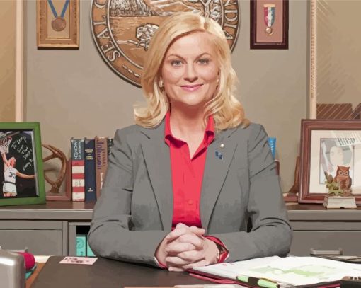 Classy Leslie Knope Paint By Numbers