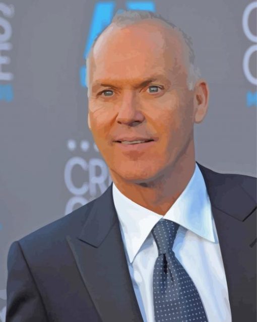 Classy Michael Keaton Paint By Numbers