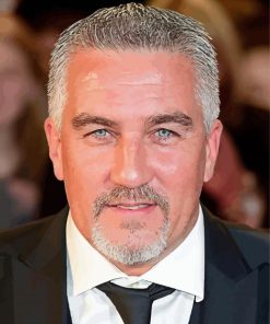 Close Up Paul Hollywood Paint By Numbers