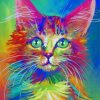 Colorful Cat Paint By Numbers