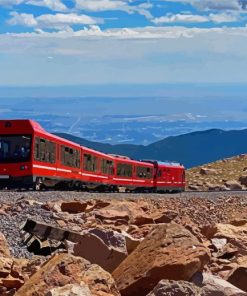 Cool Cog Railway Paint By Numbers