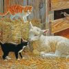 Lamb And Cats Paint By Numbers