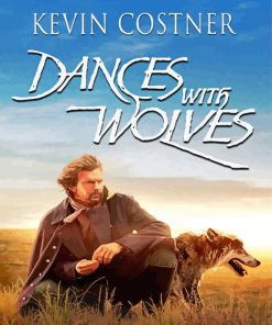 Dances With Wolves Movie Poster Paint By Numbers