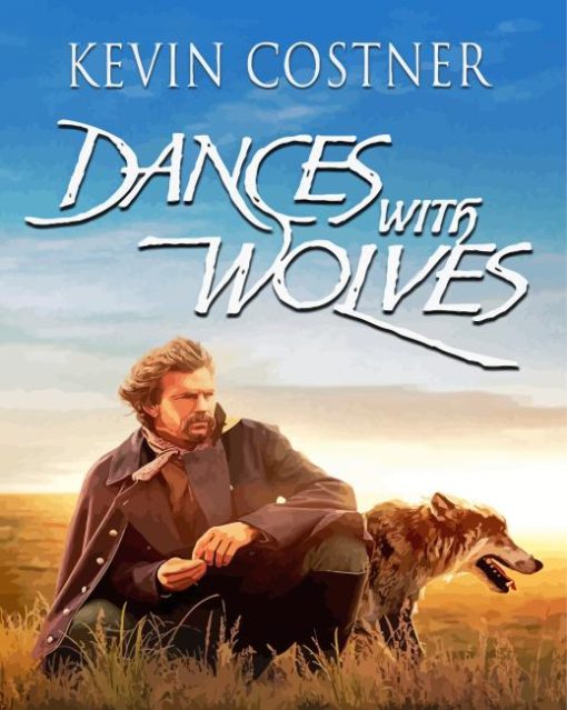 Dances With Wolves Movie Poster Paint By Numbers