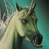 Demon Unicorn Paint By Numbers