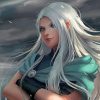 Fantasy Woman White Hair Art Paint By Numbers